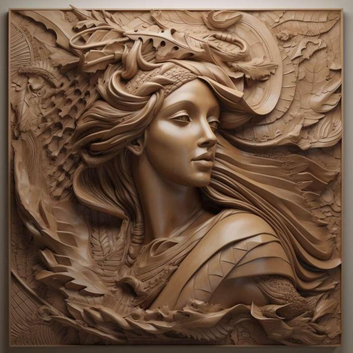 نموذج ثلاثي الأبعاد لآلة CNC 3D Art 